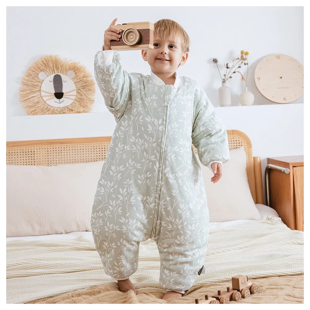 Baby Sleep suits 2.5Tog | 3 Zippers Design |Removable Sleeves
