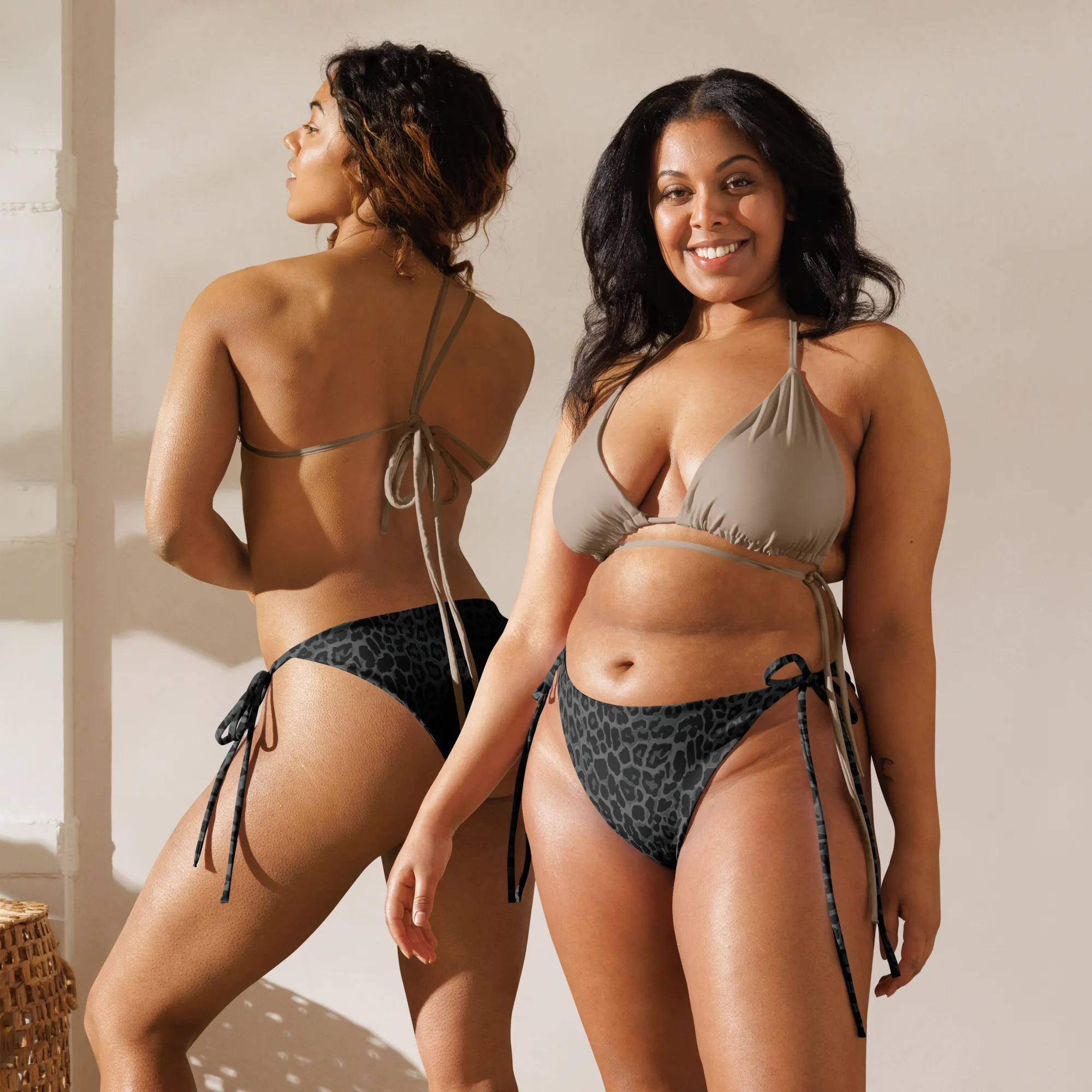 Goth Kitty String Bikini Bottoms