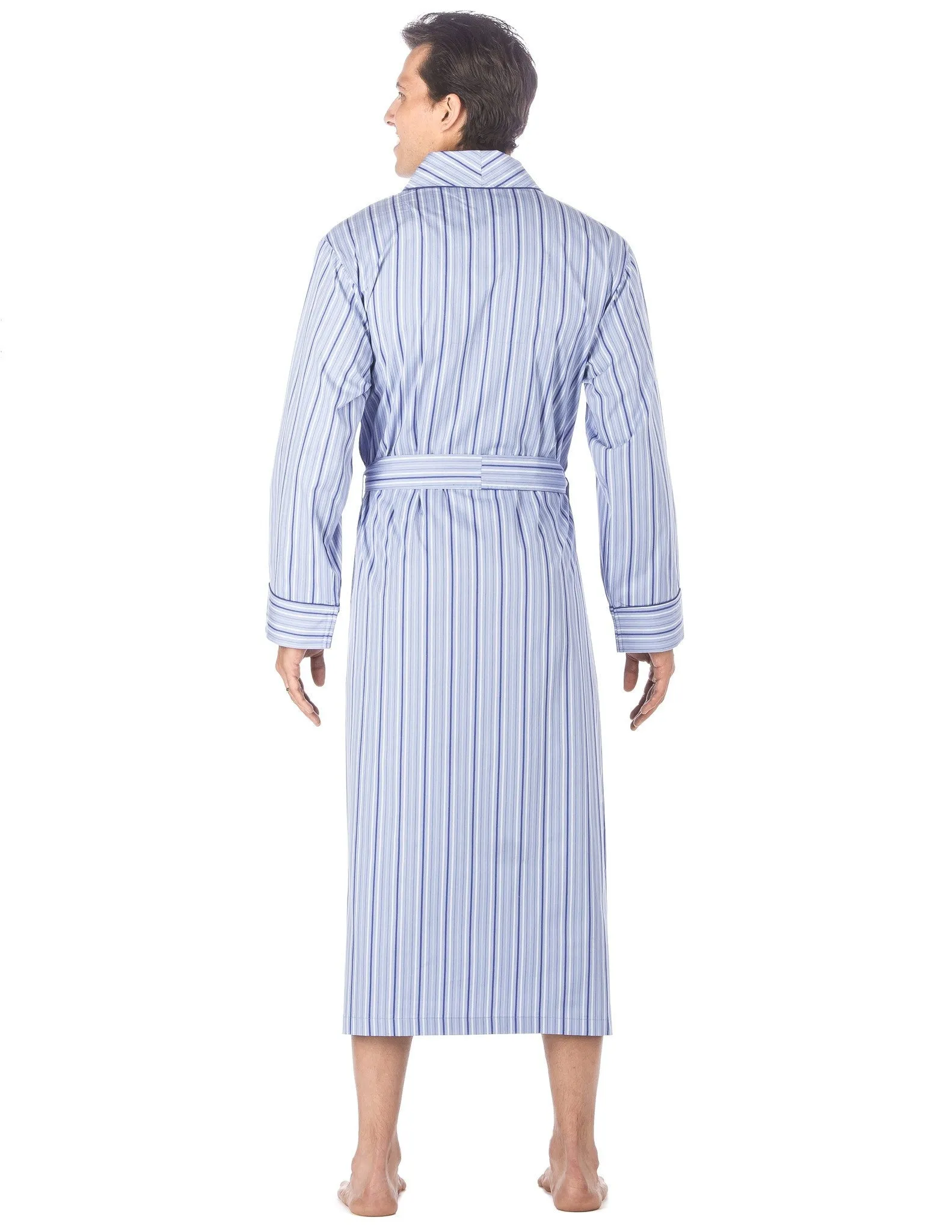 Men's Premium 100% Cotton Full-Length Robe
