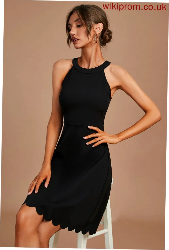 Mini A-line Sleeveless Neck Sexy Julia Spandex High Club Dresses Dresses