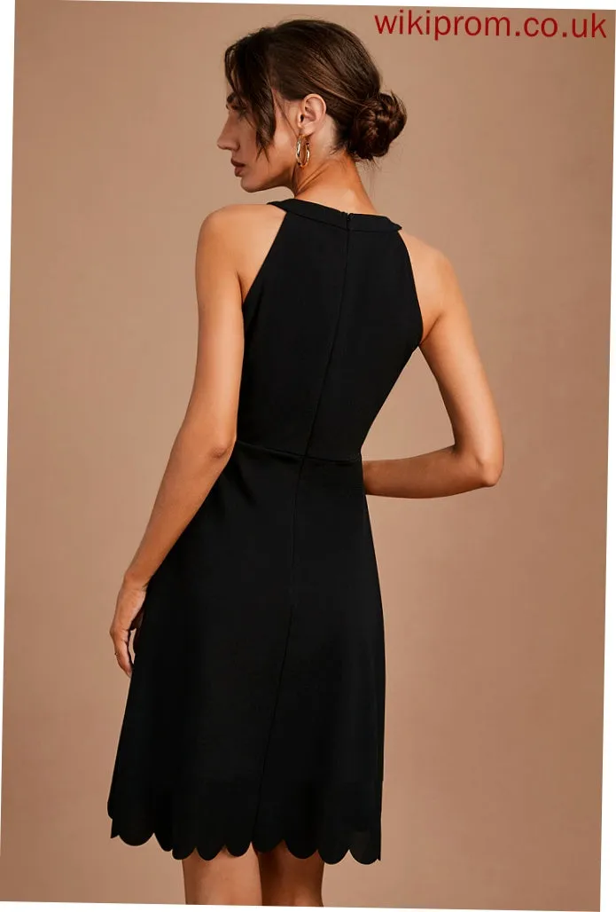 Mini A-line Sleeveless Neck Sexy Julia Spandex High Club Dresses Dresses