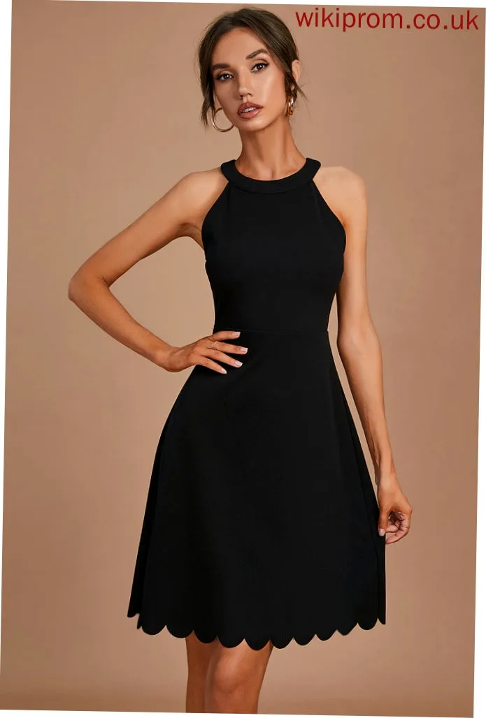 Mini A-line Sleeveless Neck Sexy Julia Spandex High Club Dresses Dresses
