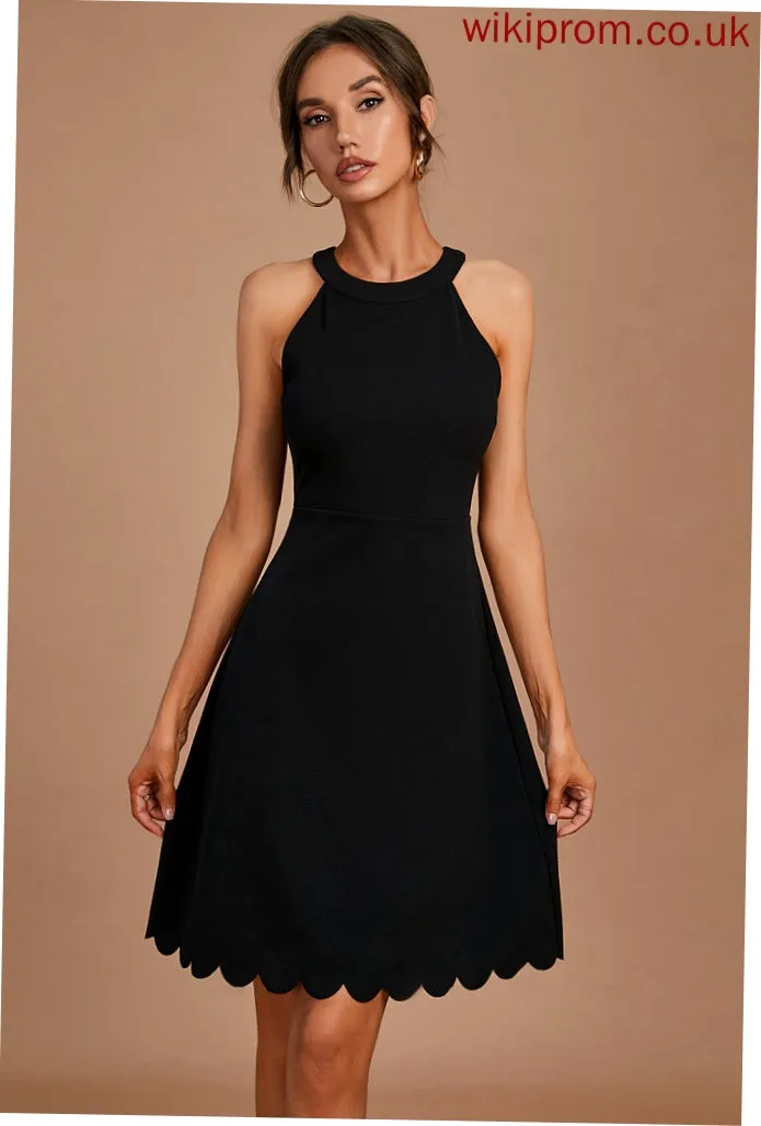 Mini A-line Sleeveless Neck Sexy Julia Spandex High Club Dresses Dresses