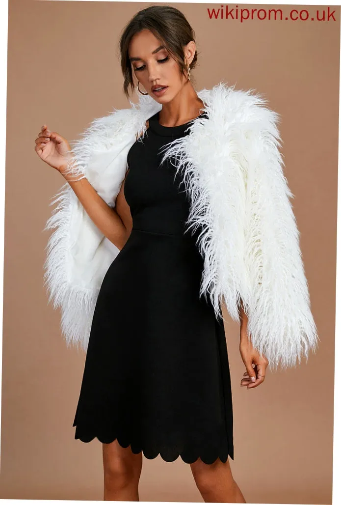 Mini A-line Sleeveless Neck Sexy Julia Spandex High Club Dresses Dresses