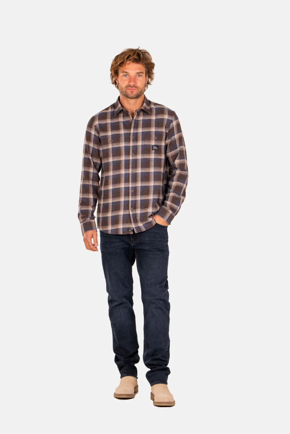 NOVA 2 Jeans Tapered Fit Verdi Blue Wash