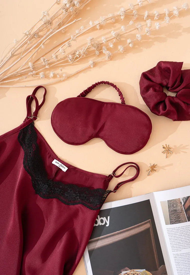 Scheri Satin Lux Sleepwear Big Satin Scrunchie