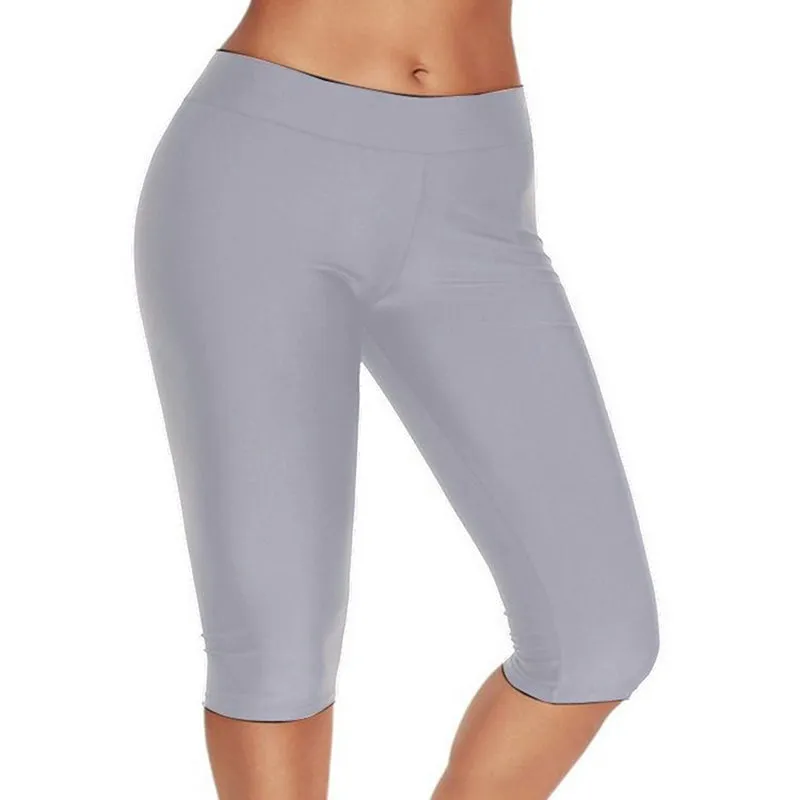 Wjczt High Waist Push Up Fitness Leggings Crop Wide Waistband Cycling Short Leggings Workout Jogging For Women Training Leggings