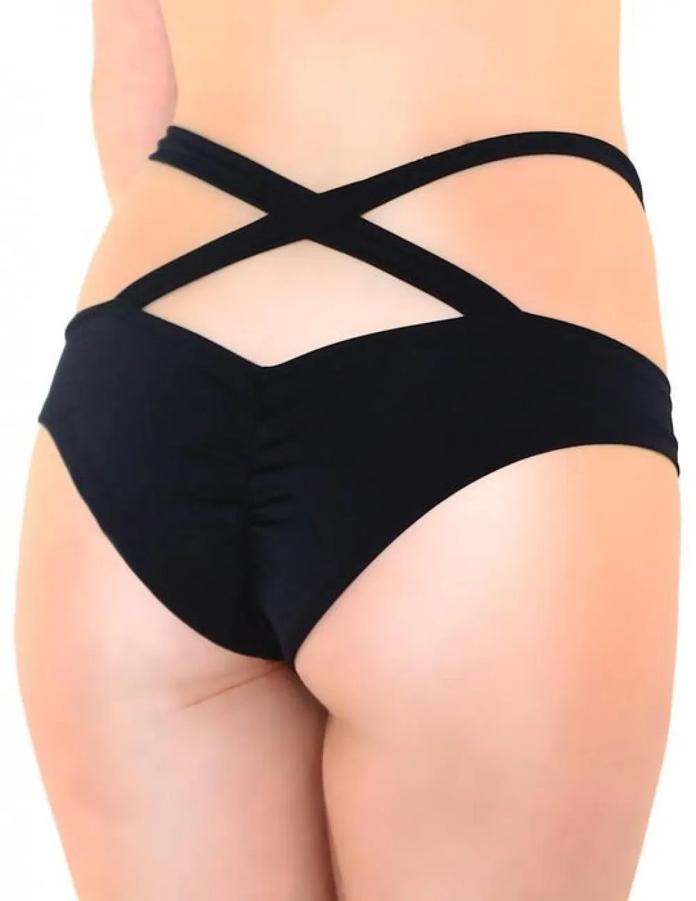 Wrap Around Scrunch Back Booty Shorts